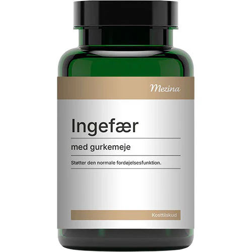 Mezina Ingefær med Gurkemeje | 120 tabletter