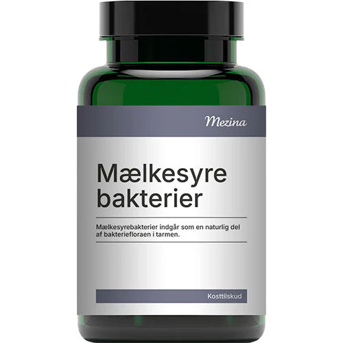 Mezina Mælkesyrebakterier Probiotika | 60 kapsler