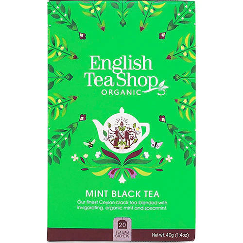 English Tea Shop Mint Black Tea Økologisk | 20 breve