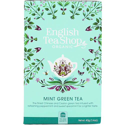English Tea Shop Mint Green Tea Økologisk | 20 breve
