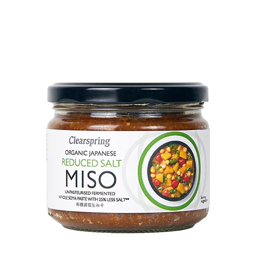 Clearspring Miso Brown Rice Økologisk Reduceret Salt Upasteuriseret | 270 g