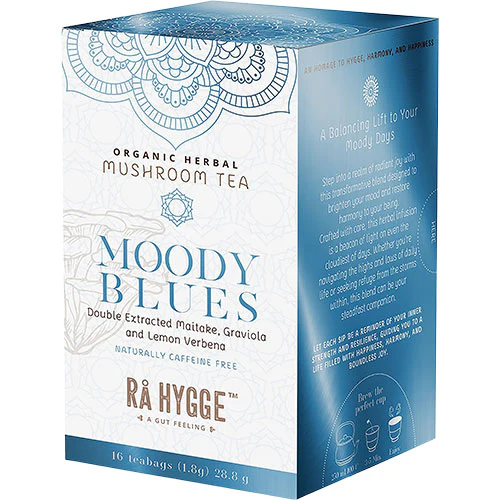 Rå Hygge Moody Blues - Maitake Herbal Tea Økologisk | 16 breve