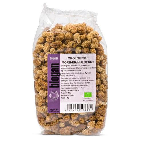Biogan Økologiske Morbær | 200 g