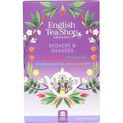 English Tea Shop Movers & Shakers Tea, Økologisk | 20 breve