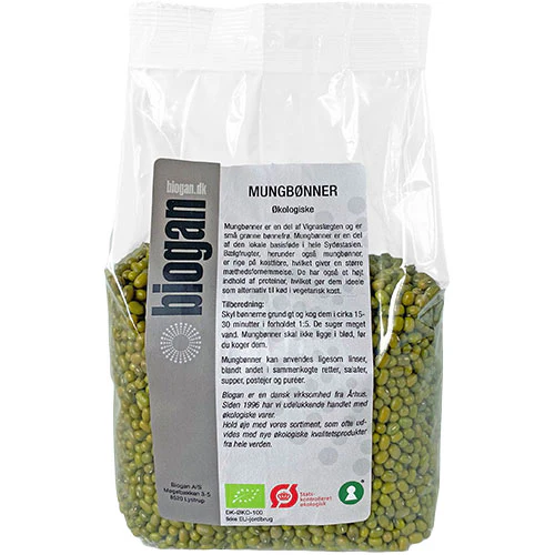 Biogan Økologiske Mung Bønner | 750 g