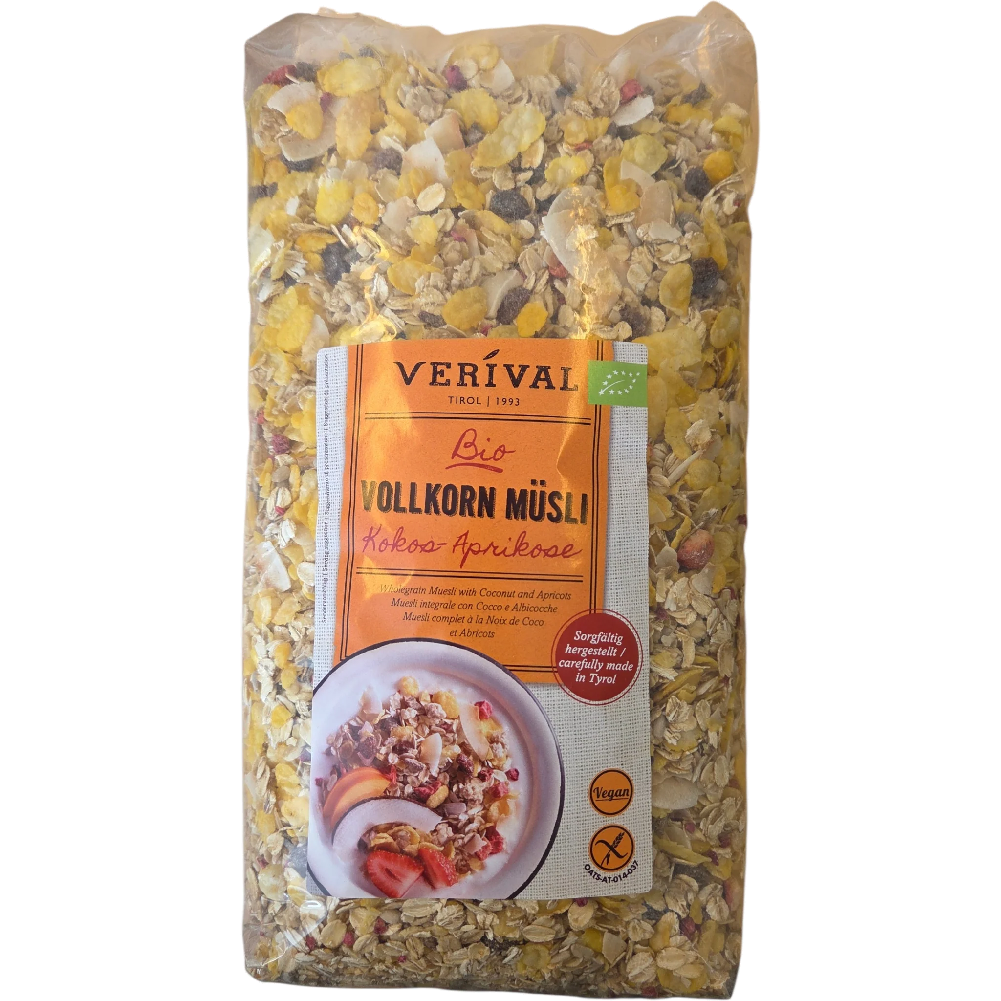 Verival Müsli - Kokos-aprikos Økologisk | 1400 g