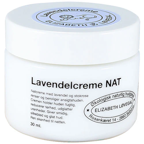 Elizabeth Løvegal Natcreme Lavendel | 30 ml