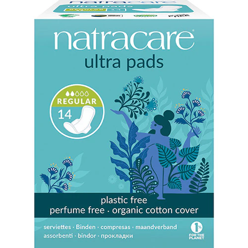 Natracare Ultra Bind med Vinger | Regular