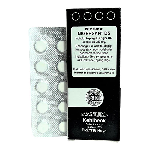 Sanum Nigersan Tabletter D5 | 20 tabletter