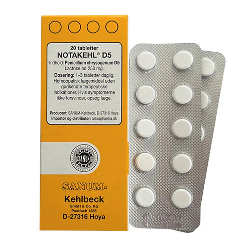 Sanum Notakehl Tabletter D5 | 20 tabletter
