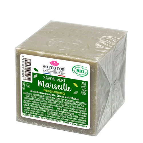 Emma Noël Oliven Sæbeblok Marseille | 400 g