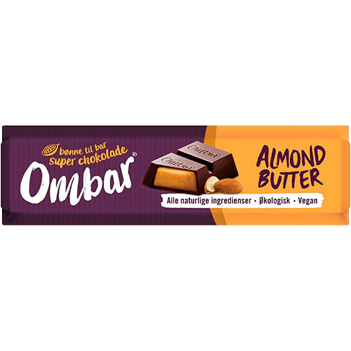 Ombar Bar Økologisk 42 g | Almond Butter