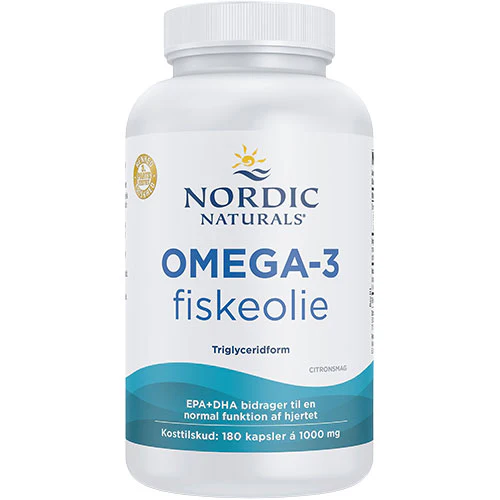 Nordic Naturals Omega 3 Fiskeolie | 180 kapsler