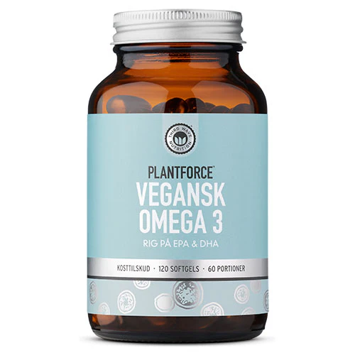 Plantforce Omega 3 Vegansk | 120 kapsler