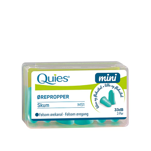 Quies Ørepropper Mini Skum 3 Par