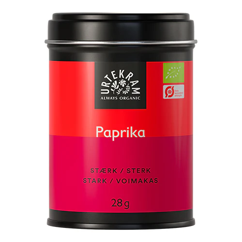 Urtekram Paprika Stærk Økologisk | 28 g