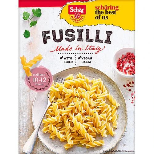 Schär Pasta Skruer Fusili Glutenfri | 500 g