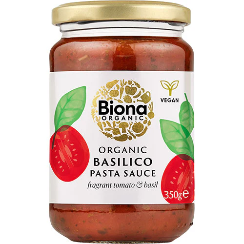 Biona Organic Pastasovs Basilico Økologisk | 350 g