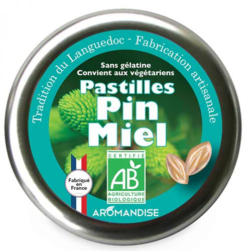Aromandise Pastiller Økologisk | Honning Og Fyrnål