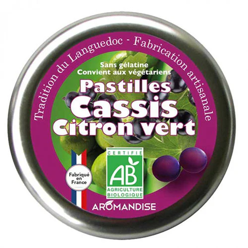 Aromandise Pastiller Økologisk | Solbær Og Lime