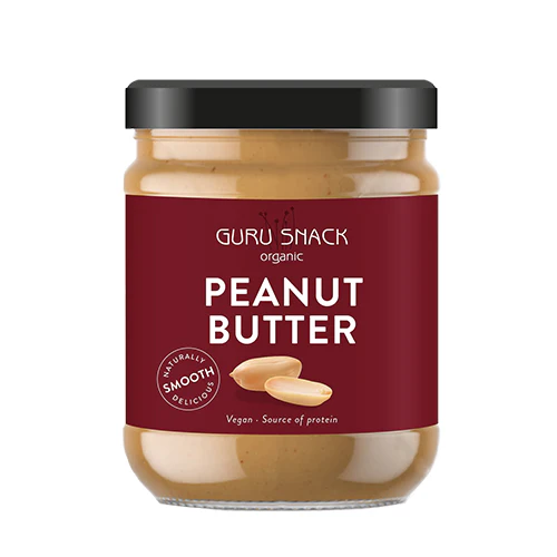 Guru Snack Peanutbutter Smooth Økologisk | 500 g
