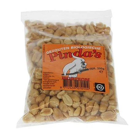 Horizon Pinda's Økologiske Saltede Peanuts | 200 g