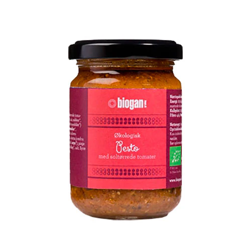 Biogan Økologisk Rød Pesto | 120 g