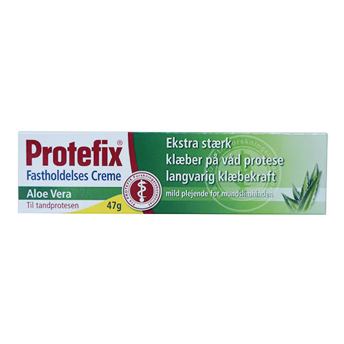 Protefix Aloe Vera Fastholdelses Creme Til Tandprotesen | 47 g