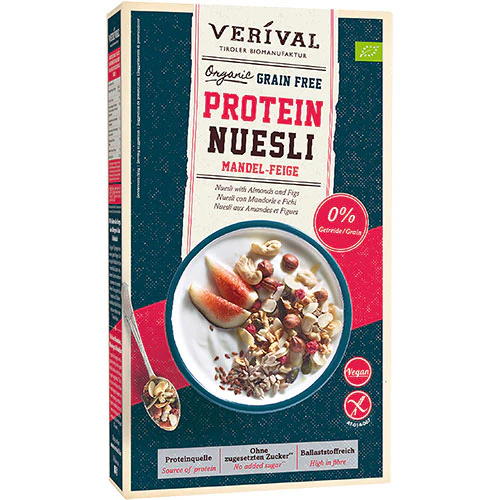 Verival Protein Müsli - Mandel-figner Økologisk | 300 g