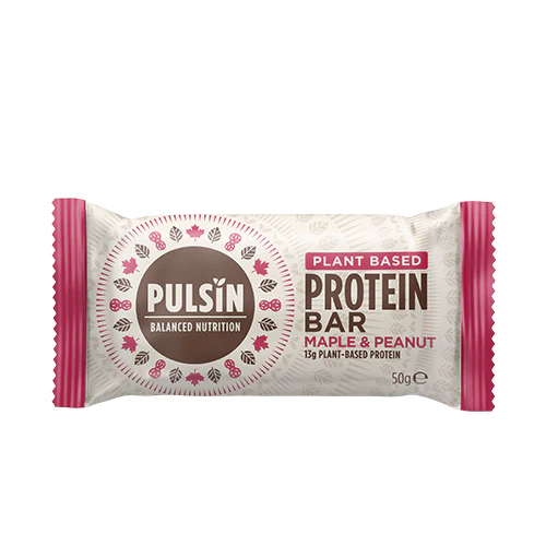 Pulsin Proteinbar Glutenfri Økologisk | Maple & Peanut