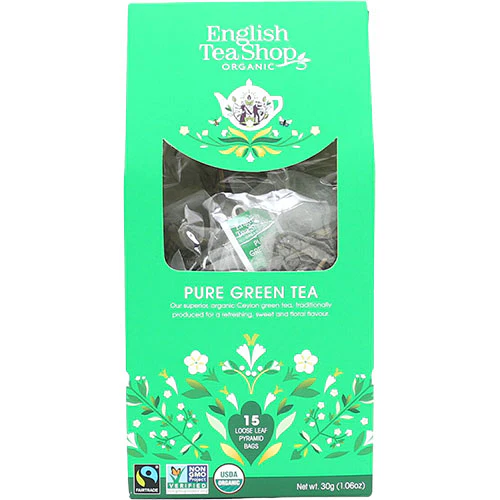 English Tea Shop Pure Green Tea, Økologisk | 15 breve