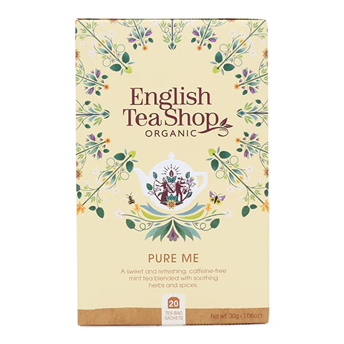 English Tea Shop Pure Me Te Økologisk | 20 breve