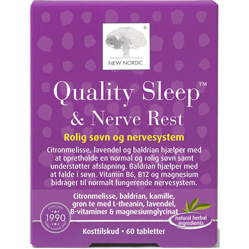 New Nordic Quality Sleep & Nerve Rest | 60 tabletter