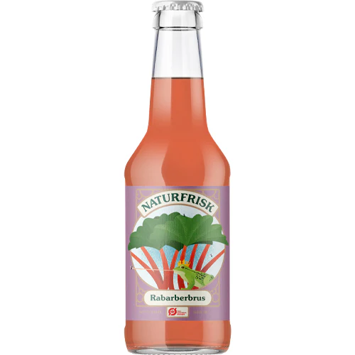 Naturfrisk Rabarberbrus Økologisk | 250 ml