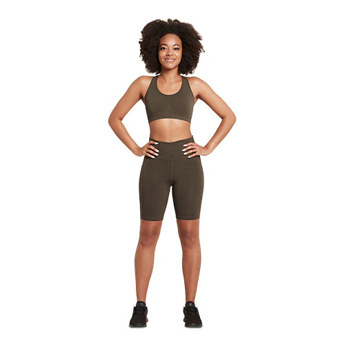 Boody Racerback Sports Bra Dark Olive | Str Xs