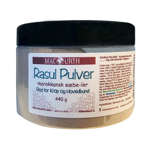 MacUrth Rasul Pulver Marokkansk Sæbe-ler | 440 g