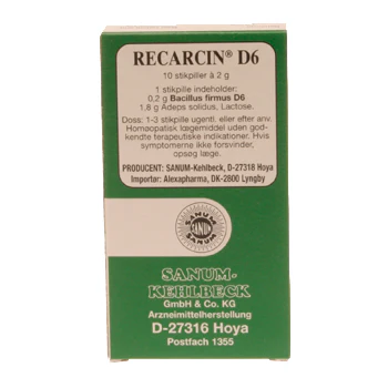 Sanum Recarcin D6 Stikpiller