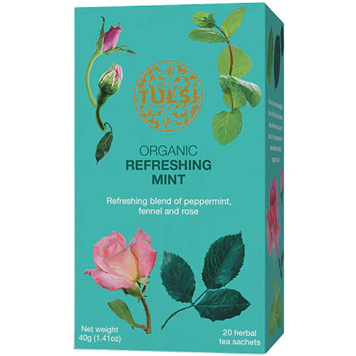 Tulsi Refreshing Mint Te Økologisk | 20 breve
