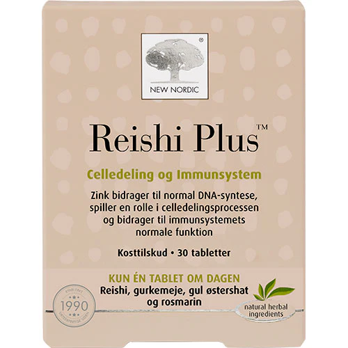 New Nordic Reishi Plus | 30 tabletter