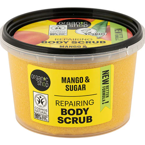 Organic Shop Repairing Body Scrub - Mango | 250 ML