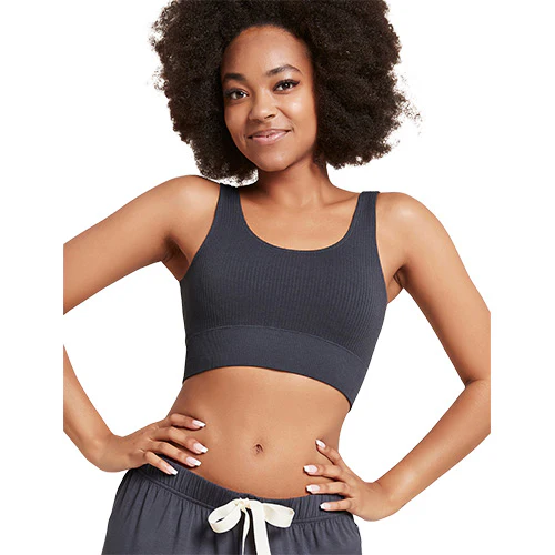 Boody Ribbed Seamless Bra Storm | Str. S