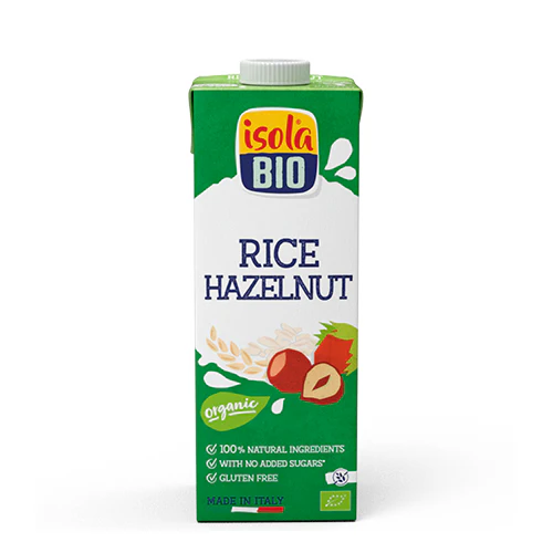 Isola Bio Risdrik Med Hasselnød Økologisk | 1 liter
