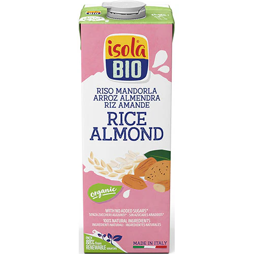 Isola Bio Risdrik Med Mandel Økologisk | 1 liter
