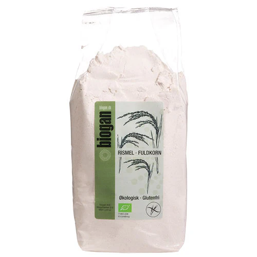 Biogan Økologisk Rismel Glutenfri | 1 kg