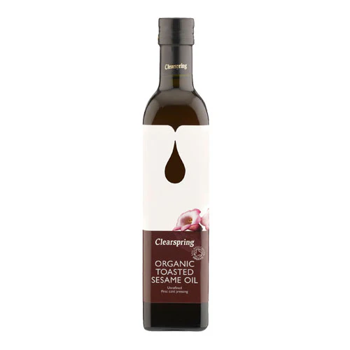 Clearspring Ristet Sesamolie Økologisk | 500 ml
