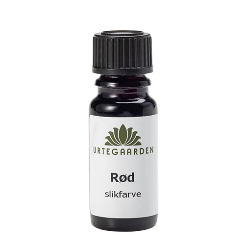 Urtegaarden Rød Slikfarve | 10 ml