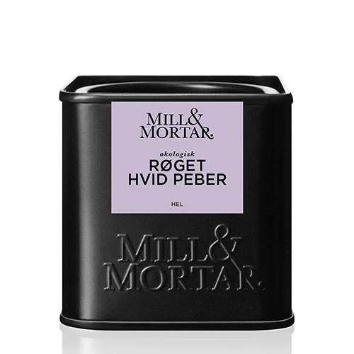 Mill & Mortar Røget Hvid Peber Økologisk | 50 g