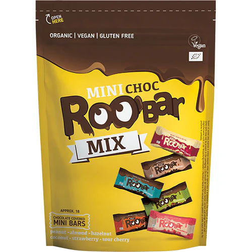 ROO'bar Mini Chokolade Mix Økologisk | 180 g