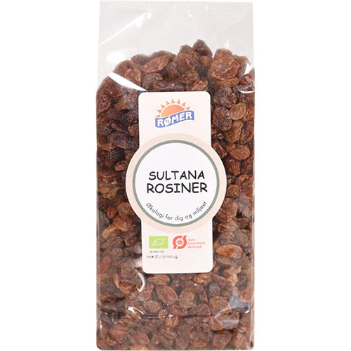 Rømer Rosiner Lyse Sultana Økologisk | 500 g