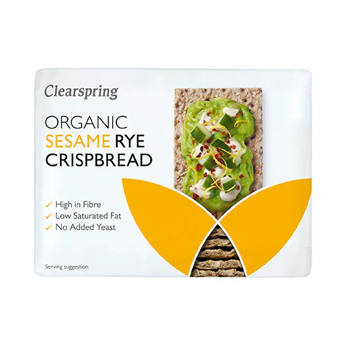 Clearspring Rugknækbrød M. Sesam Økologisk | 200 g